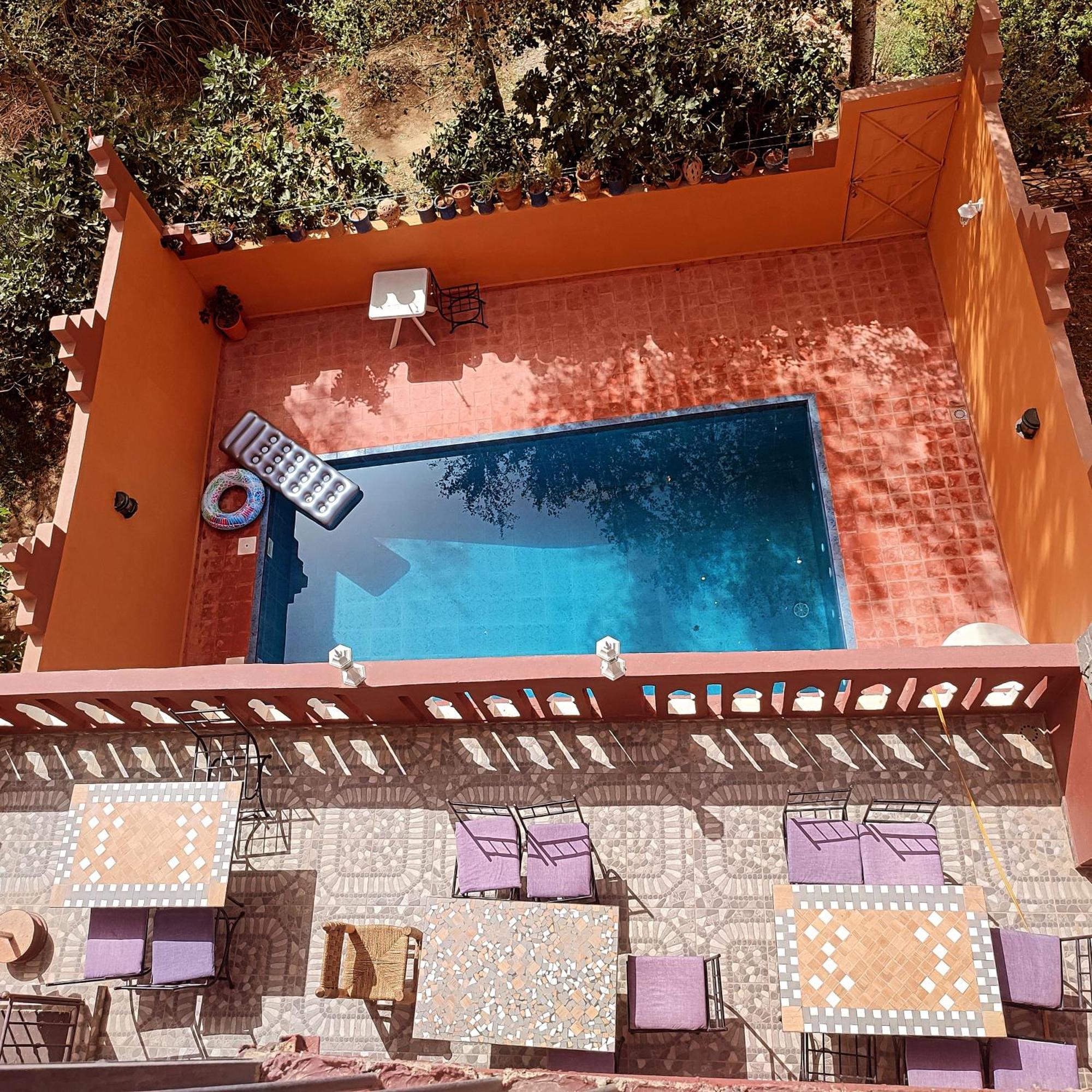 Auberge De La Riviere Du Dades Boumalne Buitenkant foto